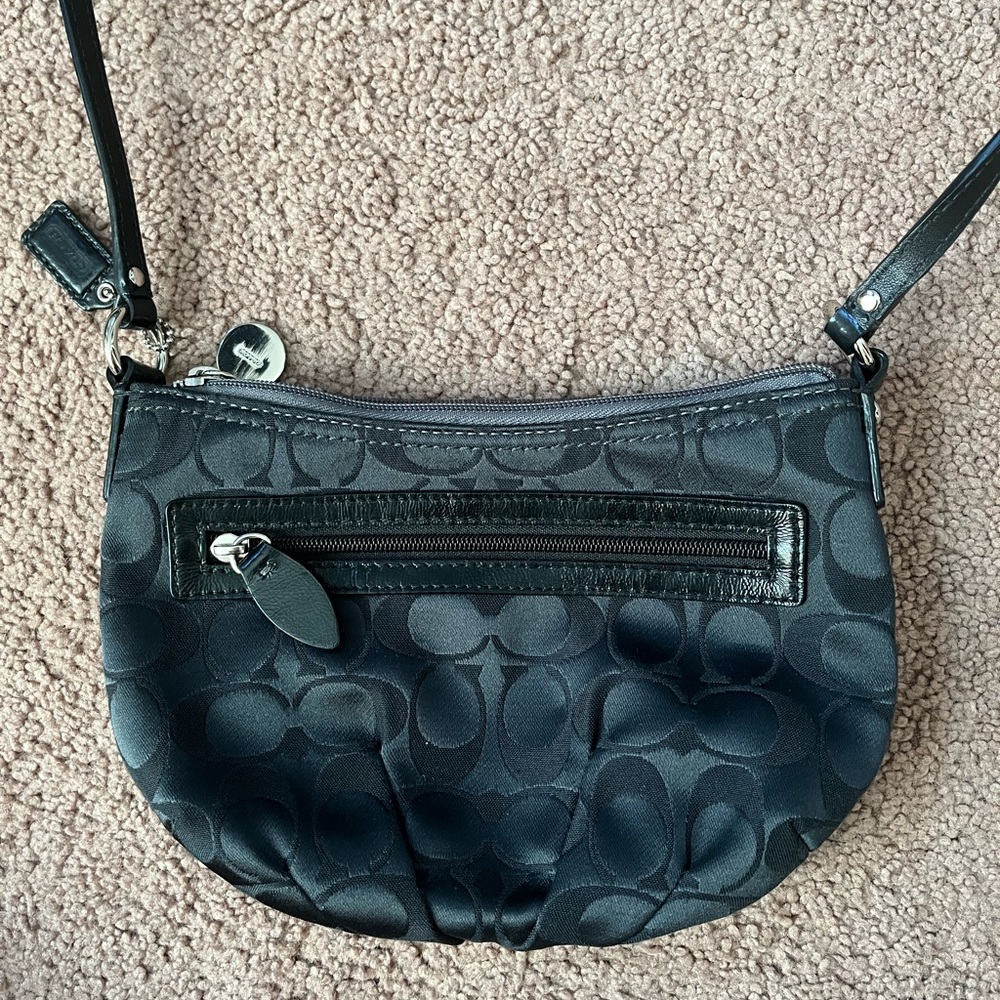 Coach black crossbody bag/purse